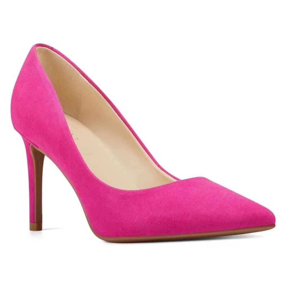 Nine West ETTA2 Pink Faux Suede Pumps 9M